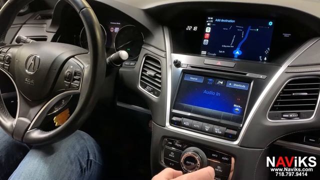 2014 - 2017 Acura RLX Apple CarPlay + Android Auto (Wired & Wireless) + HDMI