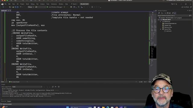 Assembly 46a: File Basic Input/Output Windows x86_64 смотреть онлайн