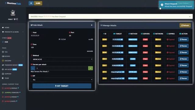 Bootme.club | Stresser - Booter | OVH Method Bypass