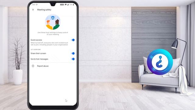 How to disable screen share in Google Meet from mobile 2021 смотреть онлайн