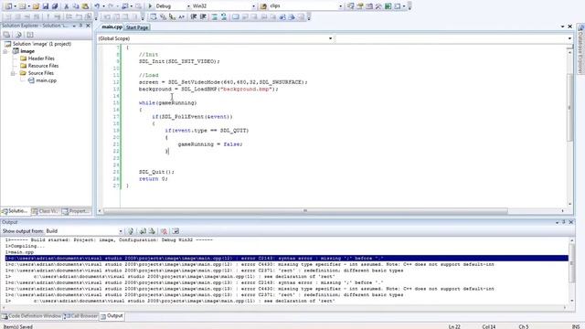 C++/SDL Tutorial 2 - EASY set up image in GAME! смотреть онлайн