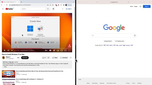 How to Use Split View on Mac | Two Apps Side by Side Using Split Screen смотреть онлайн
