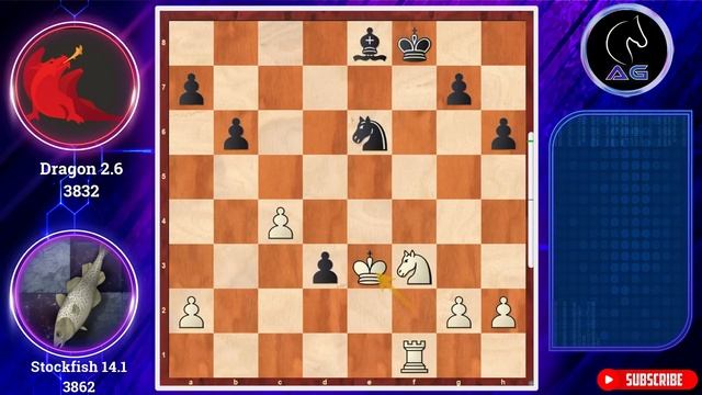 Artistic checkmate!! Stockfish 14.1 vs Dragon 2.6 | chess.com Rapid finals смотреть онлайн