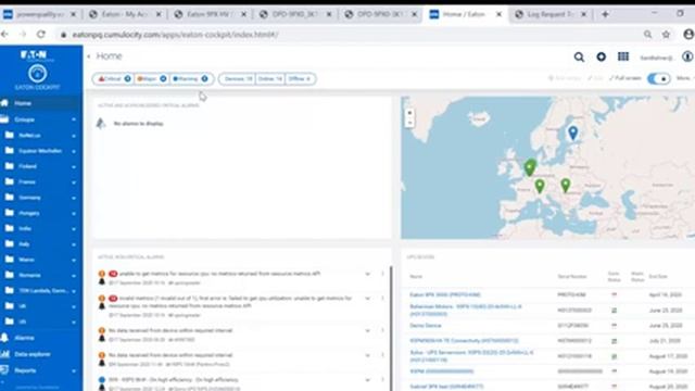 UPS Cyber Secured Remote Monitoring Platform demo смотреть онлайн