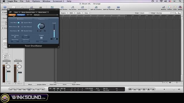 Logic Pro: Overview of the Test Oscillator Plugin | WinkSound смотреть онлайн