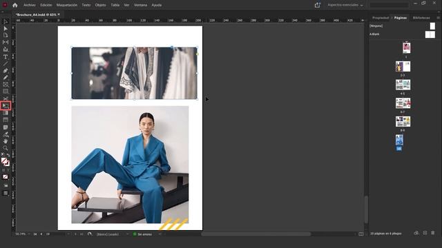 CÓMO PEGAR Y ESCALAR UNA IMAGEN CORRECTAMENTE EN INDESIGN смотреть онлайн