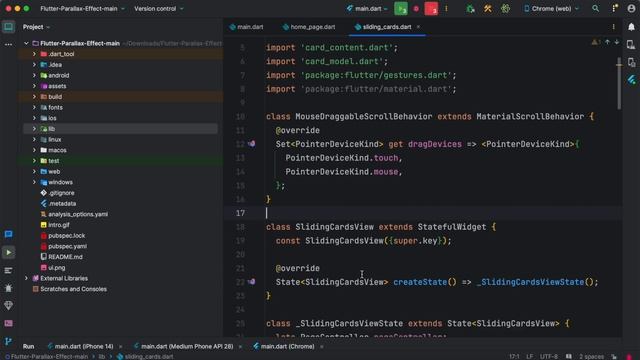 Flutter Parallax Effect on Chrome | MacOS | Android | iOS смотреть онлайн