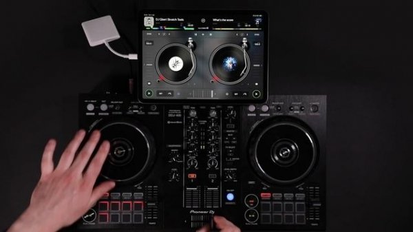 Pioneer DJ DDJ-400 with djay by Algoriddim ★ Scratch Session