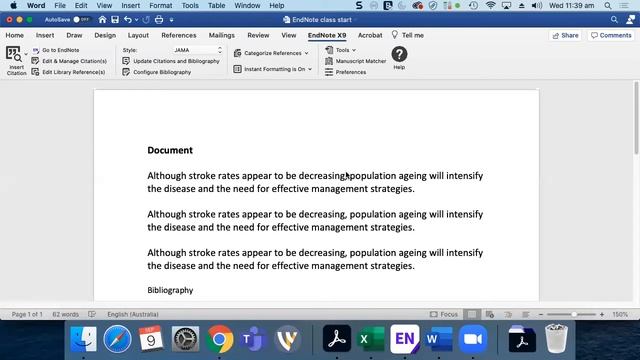 Zoom Class : EndNote x9 for MAC Part 2 смотреть онлайн