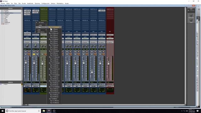 Como Crear Pista Aux Y Envios En Pro Tools 12 смотреть онлайн