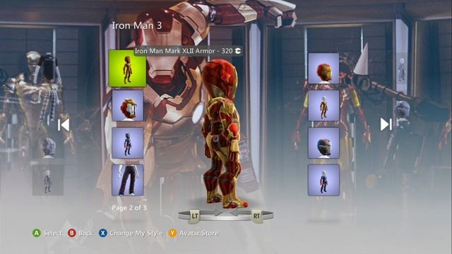 Iron Man 3 Xbox Live Marketplace Avatar Items смотреть онлайн
