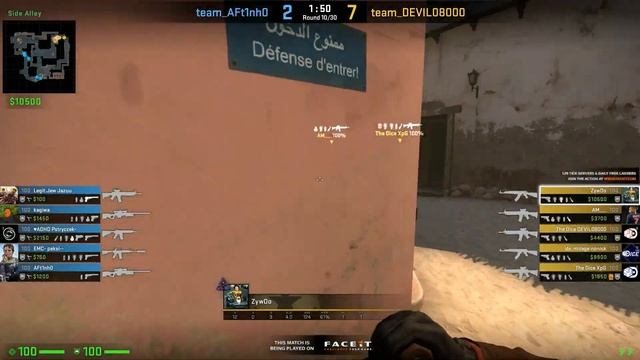 CS:GO ZyWOo - 31 kills on Mirage @ FACEIT смотреть онлайн