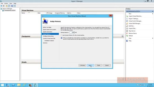 Microsoft Windows Server 2012 R2 Preview: Hyper-V Manager & Virtual Machine Installation смотреть онлайн