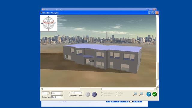 External Shadow Simulation in Hevacomp V8i смотреть онлайн