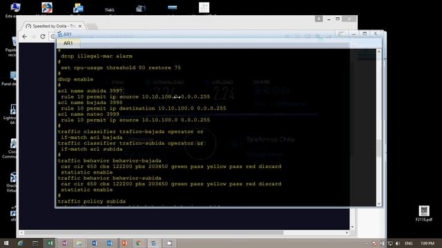 Huawei eNSP Traffic Policing Rate Limiting смотреть онлайн