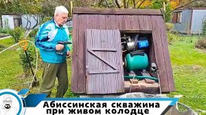 Абиссиним на замену колодца // необычный водонос