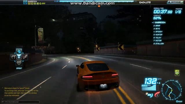 NFS World: Aston Martin V12 Vantage Racing смотреть онлайн