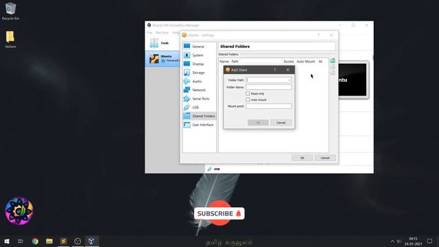 VirtualBox Shared Folder | How to Create Shared Folder between Windows 10 Host and Ubuntu Guest OS смотреть онлайн