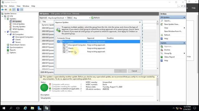 Lesson 29 Part 4 | Windows Server Update Service Practical Session | آموزش گام به گام سرور2019 смотреть онлайн