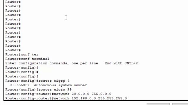 CCNA Scenario Based Training Setup EIGRP смотреть онлайн