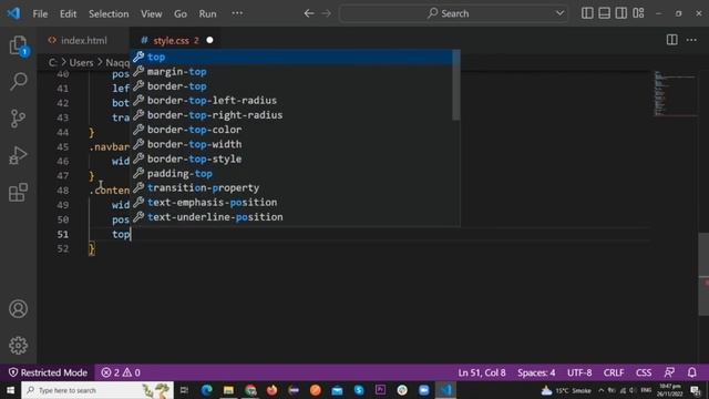 How To Make A Website With Sliding Text Using HTML And CSS Step By Step смотреть онлайн