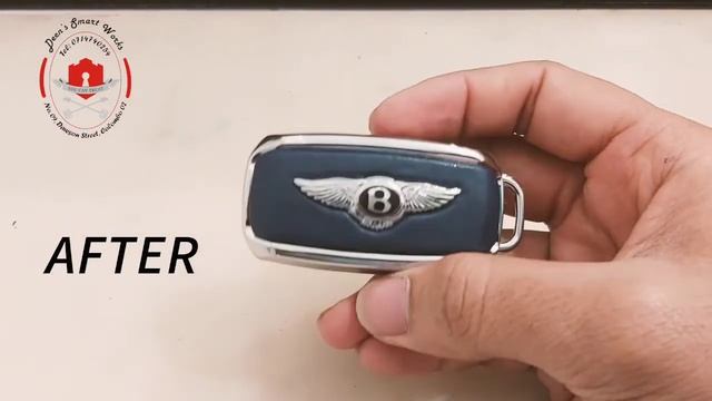 Customize Bentley Arnage key fob with leather смотреть онлайн