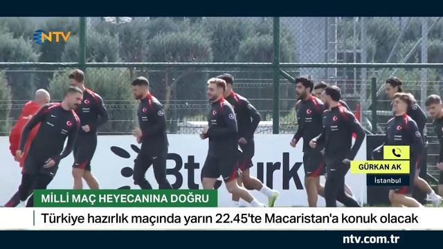 Milli Takım Macaristan Karşılaşmasına Hazırlanıyor | NTV смотреть онлайн
