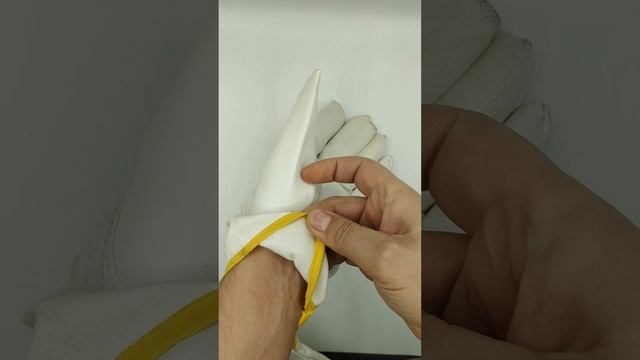 Перчатки краги кожаные с флисом