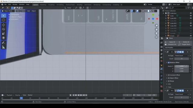 Mac book Pro modelling in Blender 2.9 | Timelapse | MacBook Pro смотреть онлайн