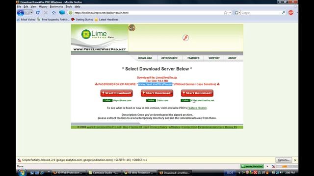 How To Get Limewire Pro FREE! смотреть онлайн