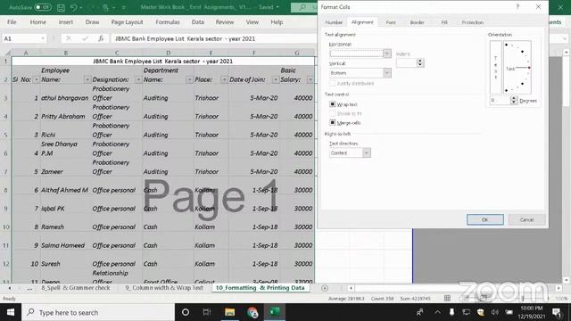 Excel formatting with screen reader part 2. let us learn windows 10 смотреть онлайн
