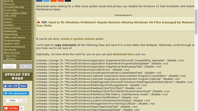 How to Disable the Windows 10 Task Scheduler Privacy and Automatic Maintenance Related Tasks смотреть онлайн