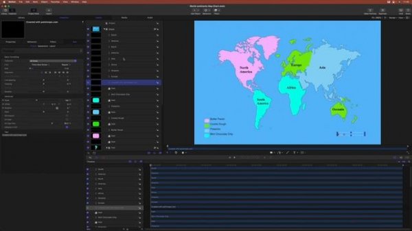 Animate Maps with Pixelmator Pro & Motion