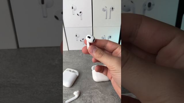 В чем отличие AirPods 3 от 2 ? 🤷♂️ #airpods #обзор #техника смотреть онлайн