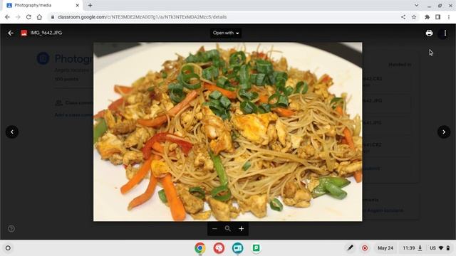 How to download an image from google classroom task as a student using any laptop смотреть онлайн