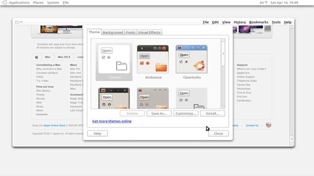 Ubuntu Linux Themes (easy) смотреть онлайн