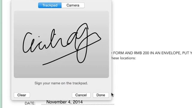 Using Trackpad for Signatures on Viewer (Mac) смотреть онлайн