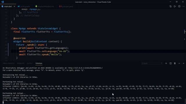 Text To Speech (TTS) in Flutter | Flutter Tutorial смотреть онлайн