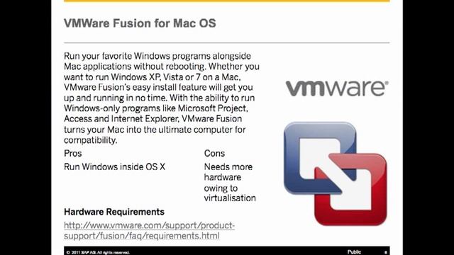 Running SAP Business One on Mac OS X Lion смотреть онлайн