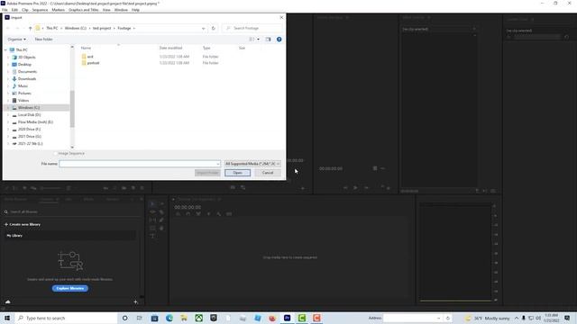 How to Import Video in Premiere Pro 2022 Quickly - A Beginner's Guide. #PremierePro #import смотреть онлайн