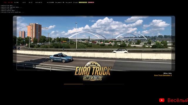 Euro Truck Simulator 2! Весёлые покатушки смотреть онлайн