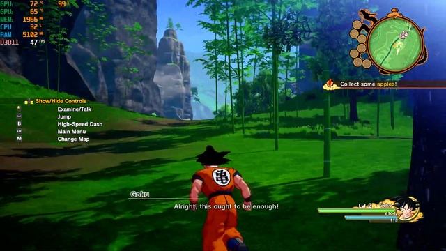 Dragon Ball Z : Kakarot ASUS TUF FX505DY RX560X ULTRA SETTINGS GAMEPLAY 1080P смотреть онлайн