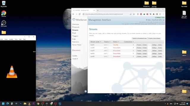 How to create RTMP SERVER from home with mistserver for FREE (p2) смотреть онлайн