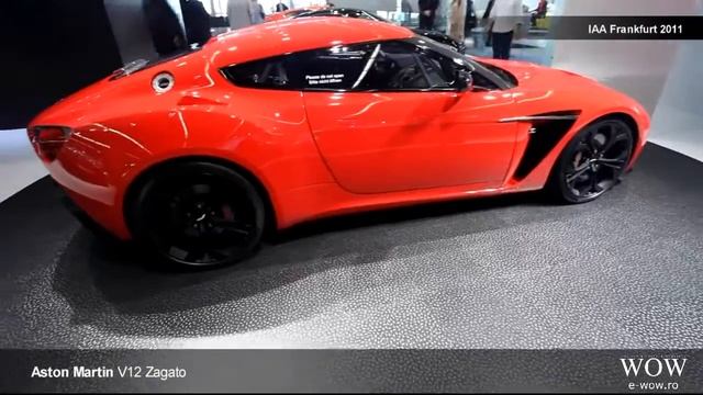 Aston Martin V12 Zagato - IAA Frankfurt Motorshow 2011 [HD] смотреть онлайн
