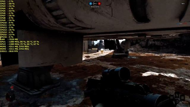 Star Wars Battlefront Multiplayer 4K UltraHD Gtx 980 Ti Sli Ultra Settings!! смотреть онлайн