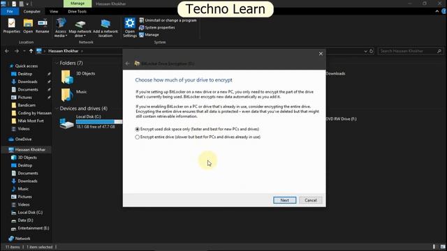 How Enable or Disable Bitlocker On Windows PC | Lock Your Drive Without Software | Note on Bitlocke смотреть онлайн