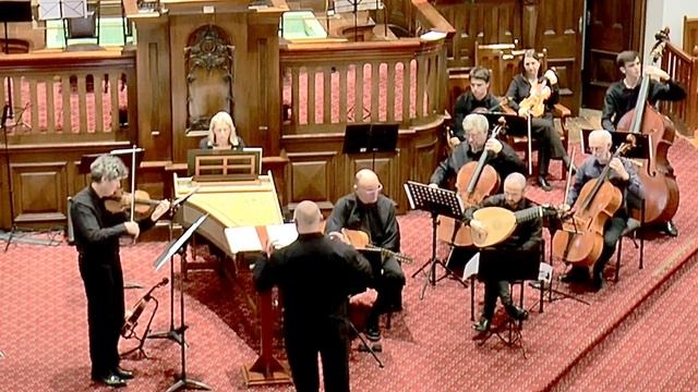 Johann Heinrich Schmelzer ‘Chaconne in A Major’ performed by Queensland Baroque Orchestra смотреть онлайн