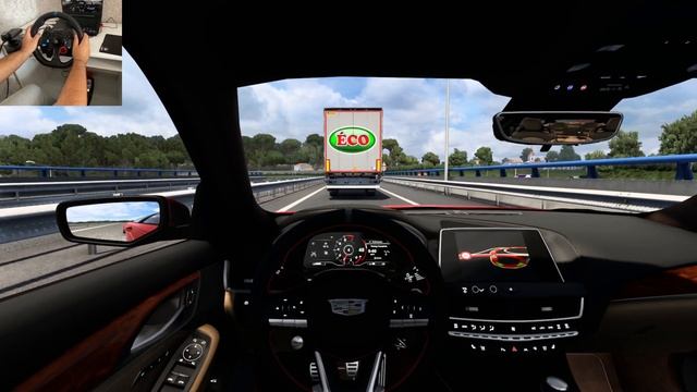 Cadillac CT-5 Black Wing | Euro Truck Simulator 2 | Logitech G29 Gameplay смотреть онлайн
