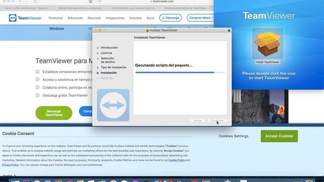 Instalación TeamViewer Mac OS catalina 2020 смотреть онлайн