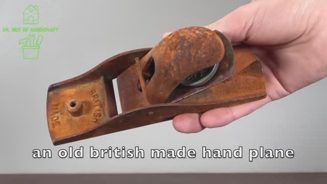 Реставрация старинного ручного рубанка британского производства смотреть онлайн